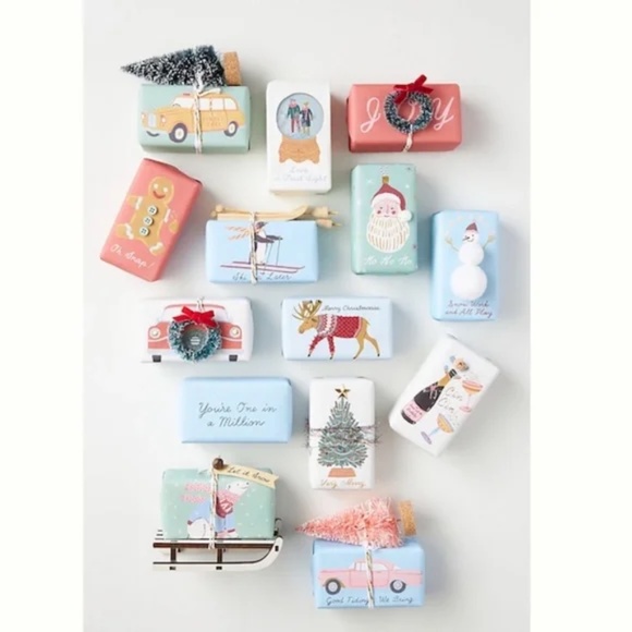 NWT Joy Wreath Holiday Gift Soap from Anthropologie / George & Viv - Picture 5 of 5